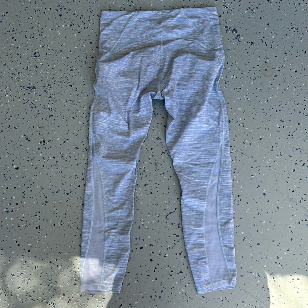 Blue & white leggings